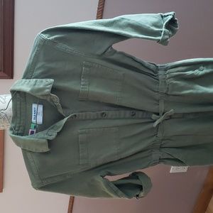 100% Cotton Jumpsuit, size 14 Girls